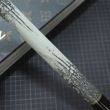  Bọc cơ da kì đà màu trắng đen cho chuôi 3C 