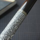  Bọc cơ da kì đà màu trắng đen cho chuôi 3C 