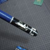  Bọc cơ bida màu xanh dương cho chuôi cơ Peri Pheonix Black 