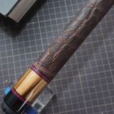  Bọc cơ da voi màu nâu đỏ cho chuôi Longoni 