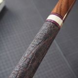  Bọc cơ da voi màu nâu đỏ cho chuôi Longoni 