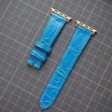  Dây Apple Watch cá sấu màu xanh 