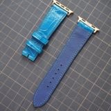  Dây Apple Watch cá sấu màu xanh 