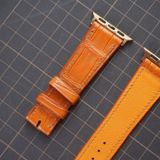  Dây Apple Watch cá sấu màu cam 
