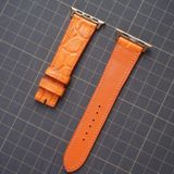  Dây Apple Wacth cá sấu màu cam 