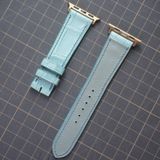  Dây Apple Watch cá sấu màu Sky Blue 