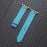  Dây Apple Watch da Epsom màu xanh da trời 