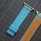  Dây Apple Watch da Epsom màu xanh da trời 