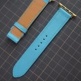  Dây Apple Watch da Epsom màu xanh da trời 