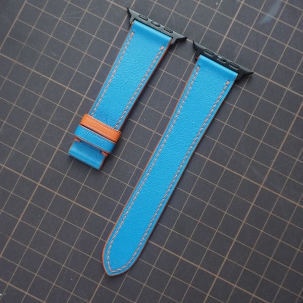  Dây Apple Watch da Swift màu xanh dương 