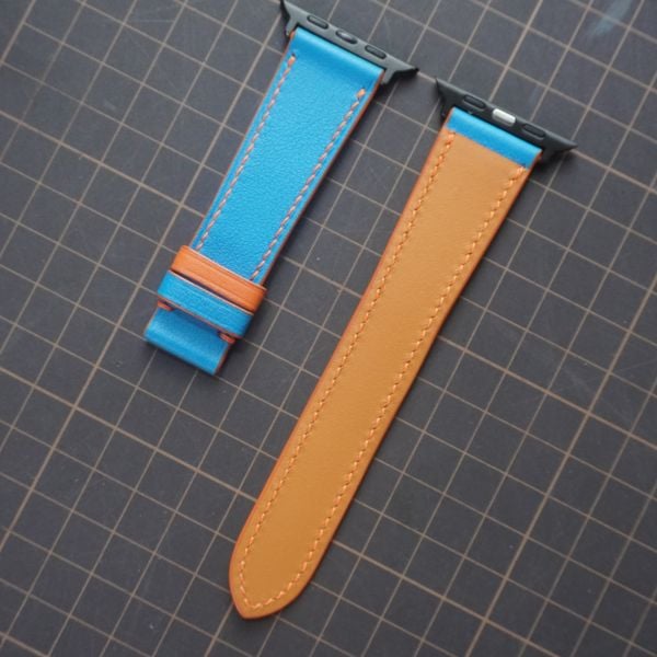  Dây Apple Watch da Swift màu xanh dương 