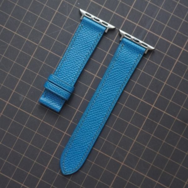  Dây Apple Watch da Epsom màu xanh dương 
