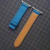  Dây Apple Watch da Epsom màu xanh dương 