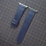  Dây Apple Watch da LV Epi màu xanh navy 