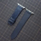  Dây Apple Watch da LV Epi màu xanh navy 