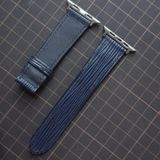  Dây Apple Watch da LV Epi màu xanh navy 
