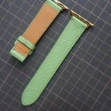  Dây Apple Watch da Epsom màu xanh lá 