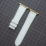  Dây Apple Watch da Epsom màu trắng 