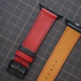 Dây Apple Watch da Epsom đỏ và đen 