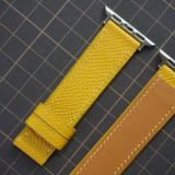  Dây Apple Watch da Epsom màu vàng 
