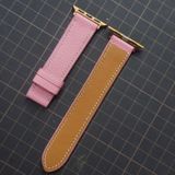  Dây Apple Watch da Epsom màu hồng 