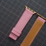  Dây Apple Watch da Epsom màu hồng 