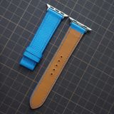  Dây Apple Watch da Epsom màu xanh dương 