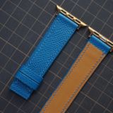  Dây Apple Watch da Epsom màu xanh dương 