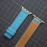  Dây Apple Watch da Epsom màu xanh dương nhạt 