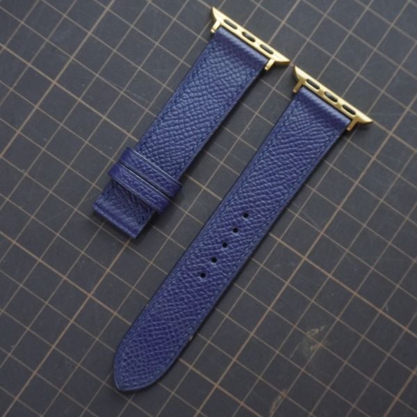  Dây Apple Watch da Epsom màu xanh Navy 