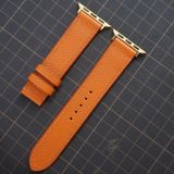  Dây Apple Watch da Epsom màu cam 