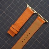  Dây Apple Watch da Epsom màu cam 