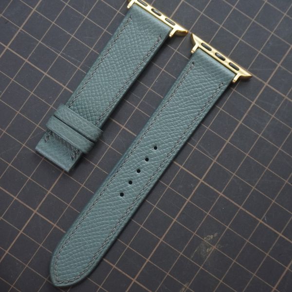  Dây Apple Watch da Epsom màu xám 