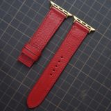  Dây Apple Watch da Epsom màu đỏ 