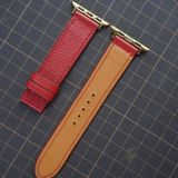  Dây Apple Watch da Epsom màu đỏ 
