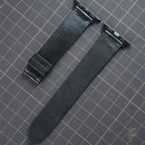  Dây Apple Watch da kì đà màu đen 