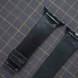  Dây Apple Watch da kì đà màu đen 