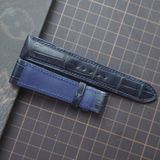  Dây cá sấu Alligator xanh navy (Size:20-18mm) 