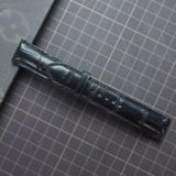 Dây cá sấu Alligator màu đen (Size:20-18mm) 