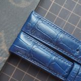  Dây cá sấu Alligator màu xanh navy (Size:20-18mm) 