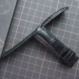  Dây cá sấu Alligator màu đen (Size:20-18mm) 