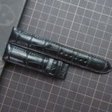  Dây cá sấu Alligator màu đen (Size:20-18mm) 