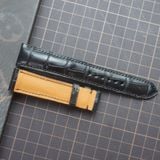  Dây cá sấu Alligator màu đen (Size:20-18mm) 