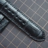  Dây cá sấu Alligator màu đen (Size:20-18mm) 