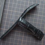  Dây cá sấu Alligator màu đen (Size:20-18mm) 