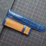  Dây cá sấu Alligator xanh navy bóng 