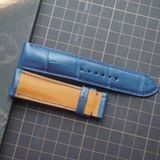  Dây cá sấu Alligator xanh navy nhám (Size:22-20mm) 