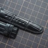  Dây cá sấu Alligator đen (Size 19-18mm) 