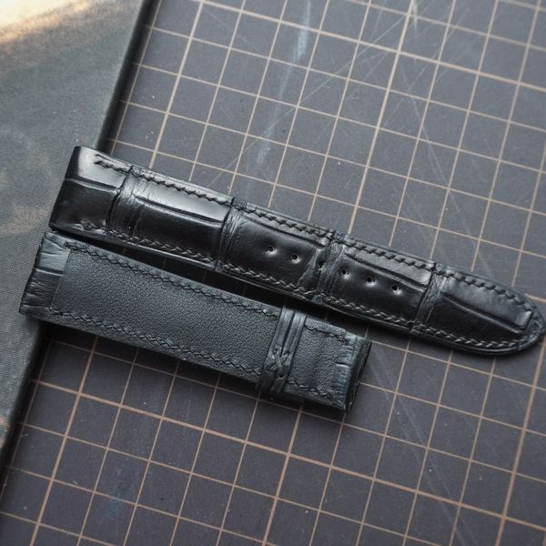  Dây cá sấu Alligator đen (Size 19-18mm) 