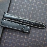  Dây cá sấu Alligator đen chỉ trắng (Size:18-16mm) 